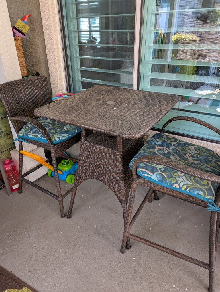 Bar Height Bistro Table Set