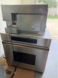 Oven and microwave set