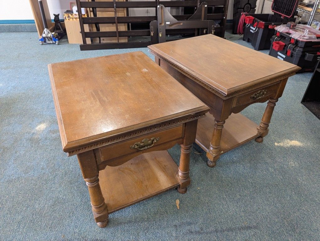 Wooden End Tables