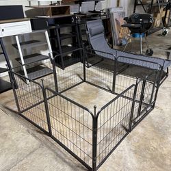 Brand new Dog Playpen for Indoor, Yard, RV Camping, 24 inch 8 Panels for Small and Puppy Dogs, Black