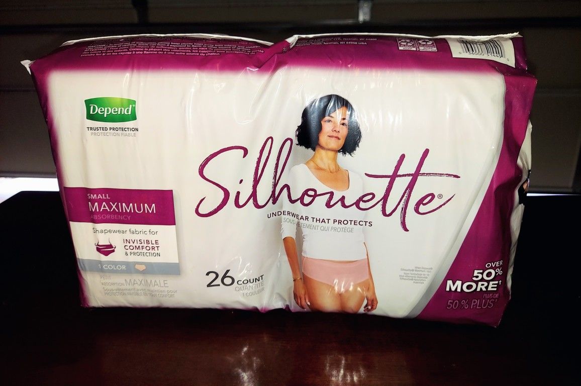 Silhouette Adult Underwear 26 count size small