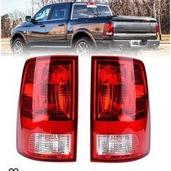 Nakuuly Tail Lights Rear Lamp Compatible With 2009-2018 Dodge Ram 1 3500 Pickup Driver and Passenger Side Taillights Brake Signal Assembly wit