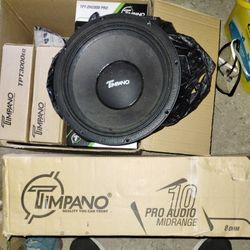 Timpano Audio Speakers