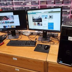 DELL DUO MONITORS SET $150