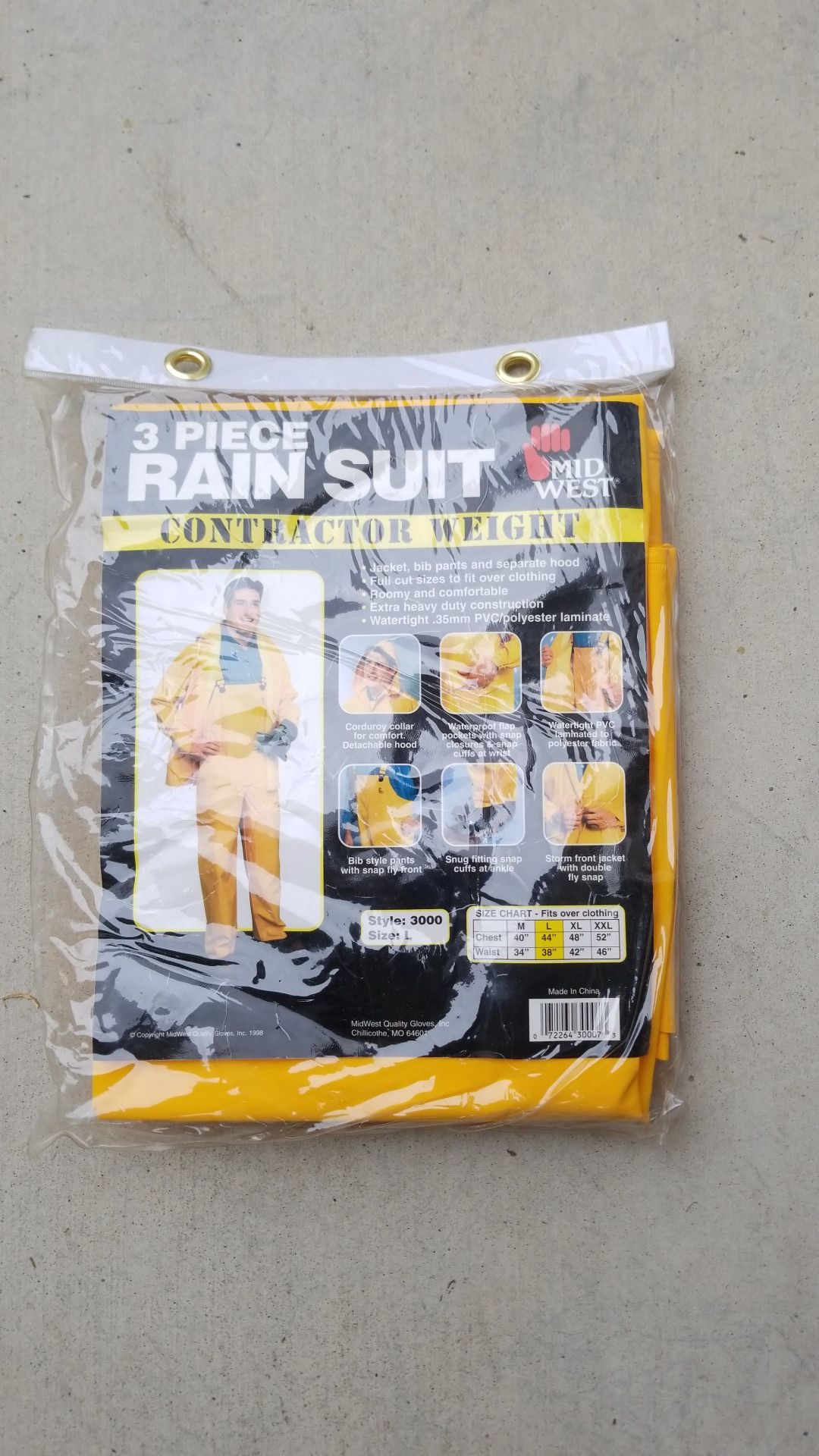 3 piece rain suit by midwest