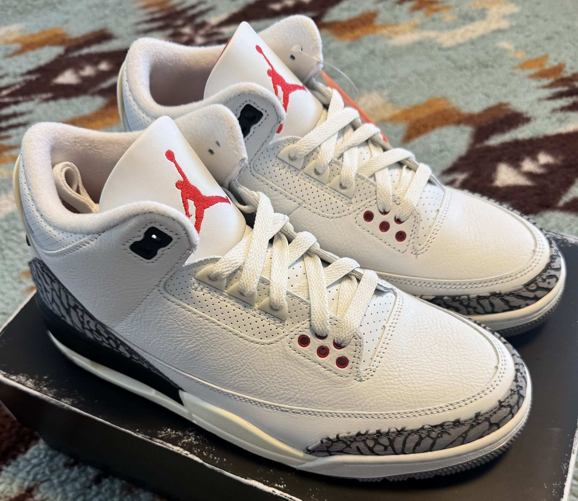 Nike Air Jordan 3 Size 8.5 White Cement Reimagined New DS Men DN3707-100