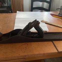 Antique 24 In Stanley Wood Planer