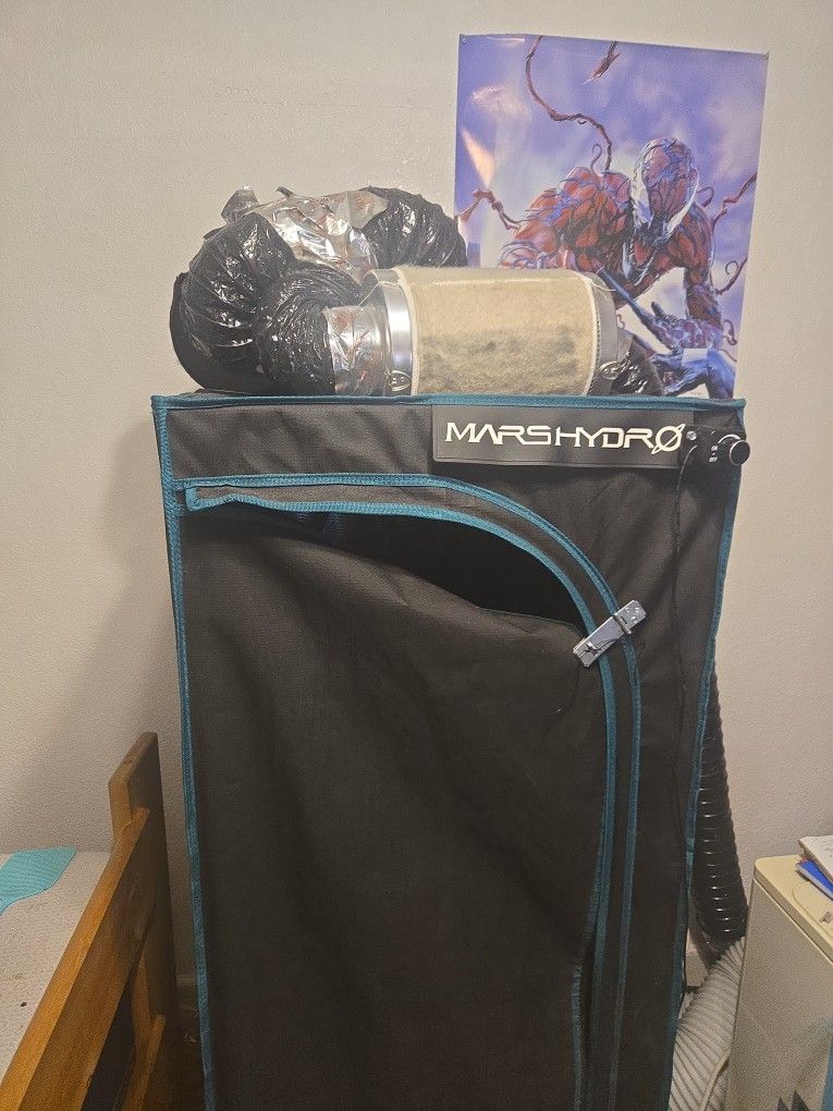 Grow Tent With Supplies 