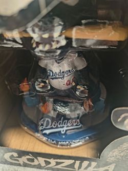 Godzilla and the catch bobblehead