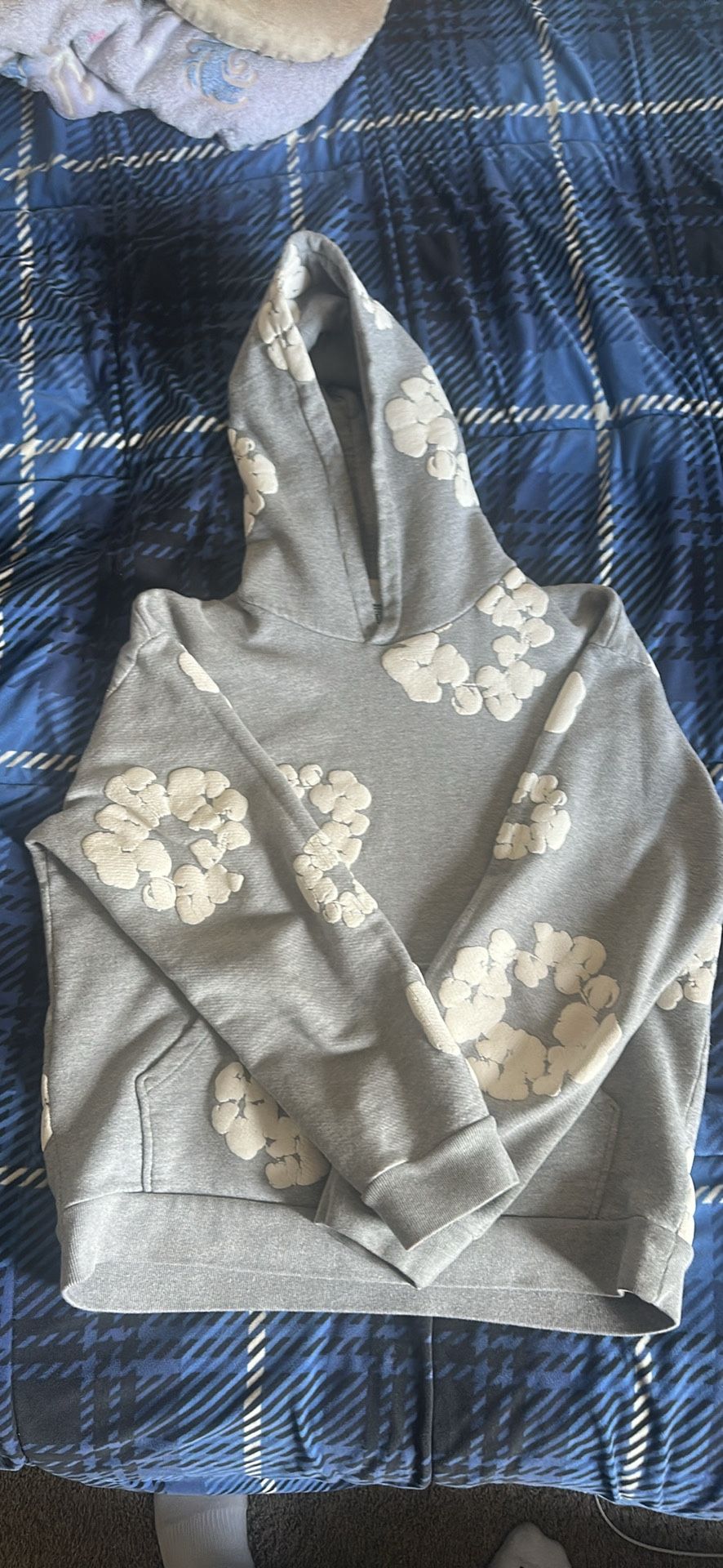 NEED GONE ASAP!! (OBO) Denim Tear Grey Hoodie Sz M
