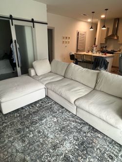Large Modular Couch with Ottoman
