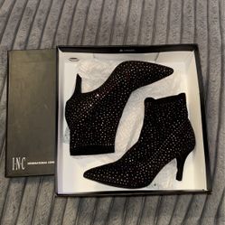 INC Ankle Booties Super Sparkly