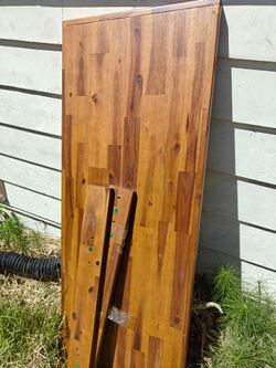 Free 1" thick table top. A bed backboard,  MDF, wood boards, and woods for craft