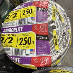 New MC Metal Clad Cable 12/2 250ft
