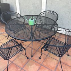 Patio Iron Table 
