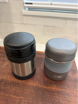 2 insulated food jars