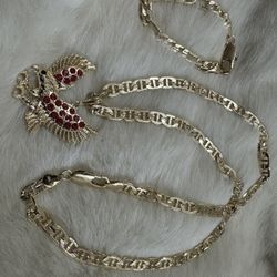 Necklace  Bracelets And Pendant $130 
