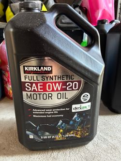Full synthetic motor oil.