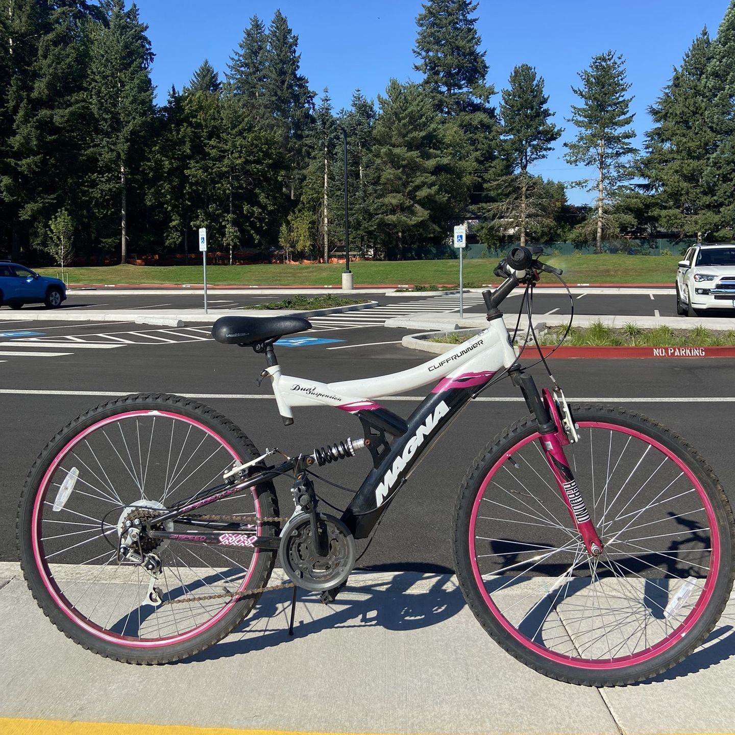 Magna full suspension bike sale