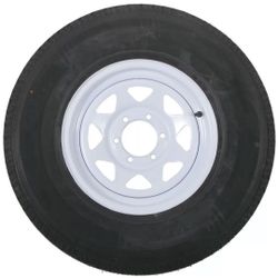 ST235/80R16 Load E 6 Lug On 5.5 Spoke Wheel. $165 no bargain price firm