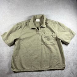 P&Co Founders Resort Men’s Size Large Sage Green Shirt Button Twill #11A