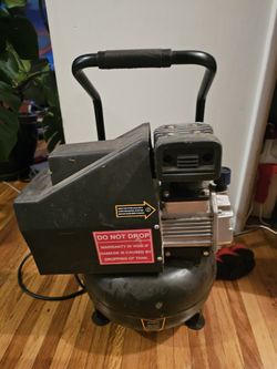 Central Pneumatic 2 HP Air Compressor  – New Hose Included