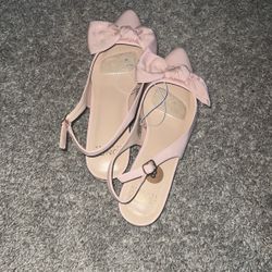 Brand New Little Flats Heels With Metal Side With Tags