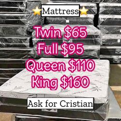 New Mattresses  Twin mattress Full mattress Queen mattress  King mattress  Colchones nuevos  Beds 