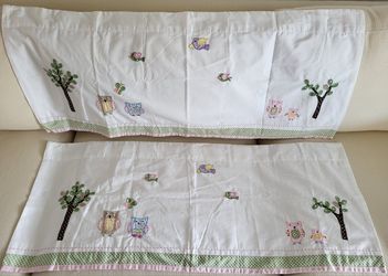 PBK Pottery Barn Kids Hayley Window Valance Set Of 2