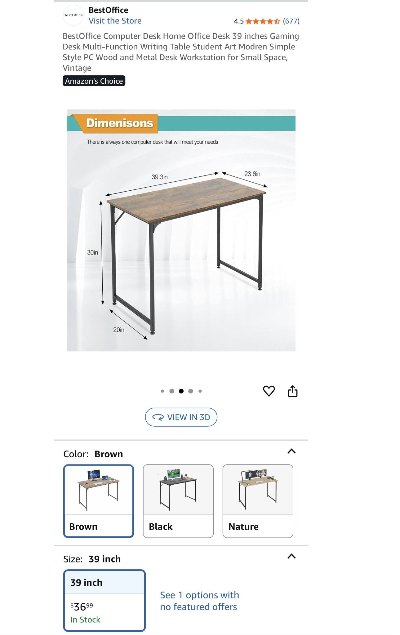 Table and Chair