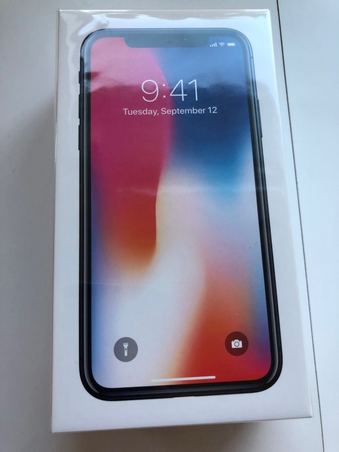 IPhone X in new box raffle