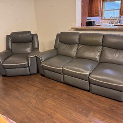 Leather Couch 