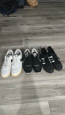 3pairs of shoes worn
