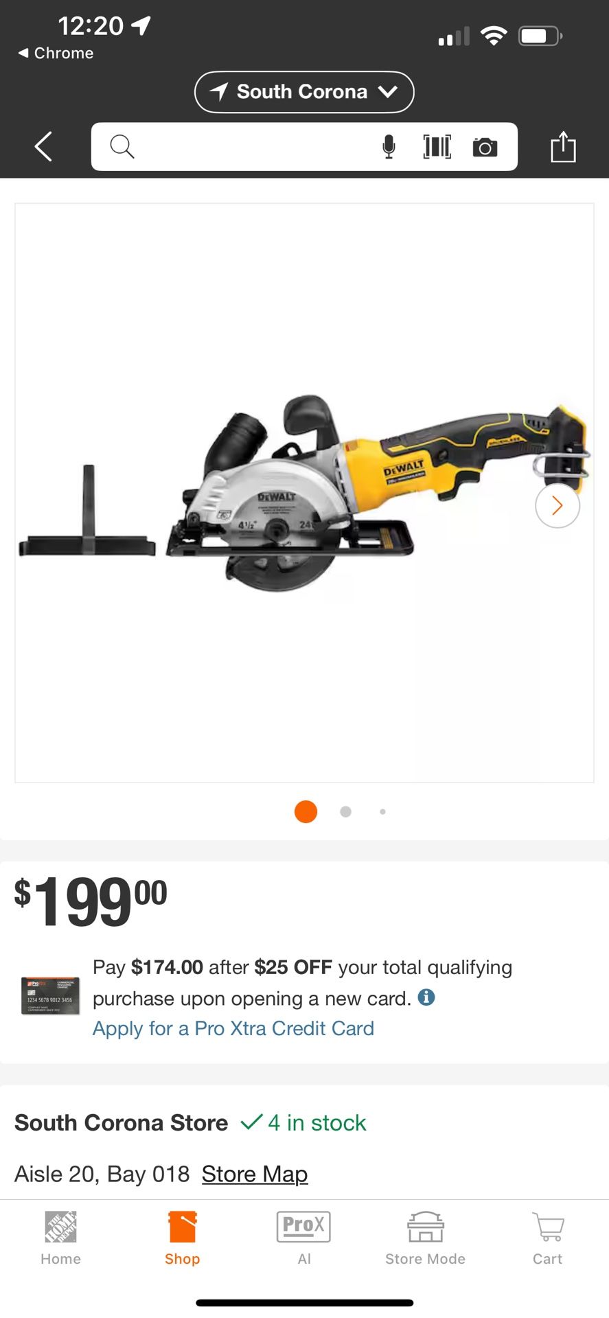 Dewalt Circular Saw 4 1/2 Inch