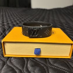 Louis Vuitton Slim Monogram Eclipse Bracelet