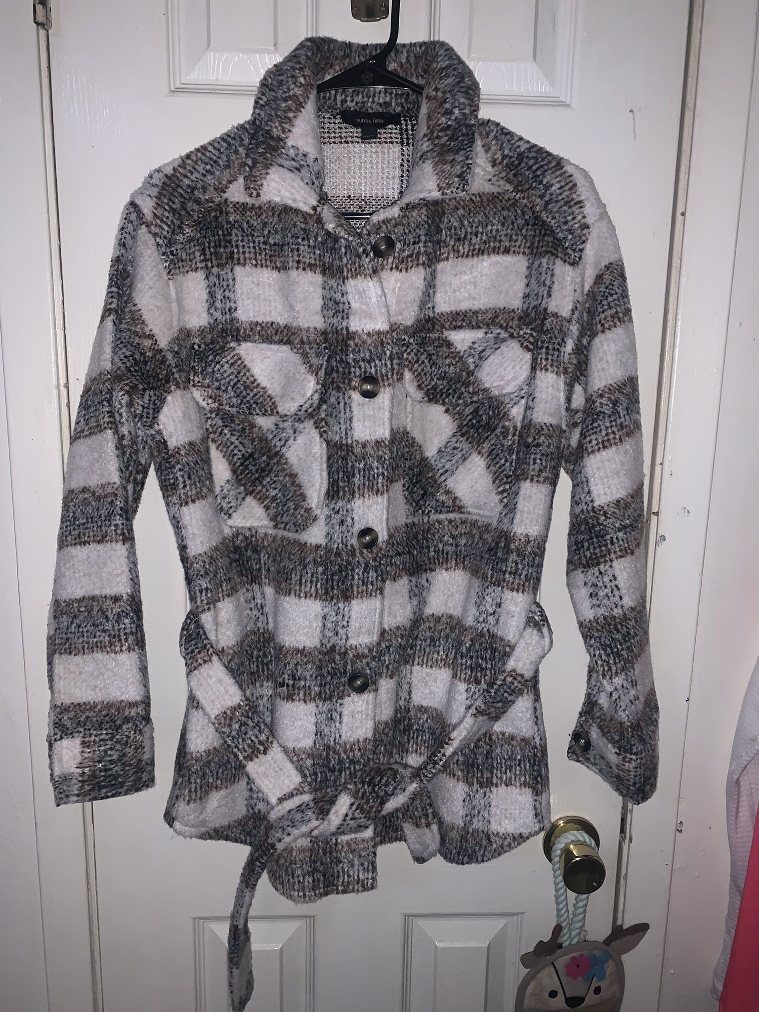 New Med Plaid Lightweight Jacket