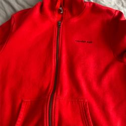 Red Calvin Klein Hoodie