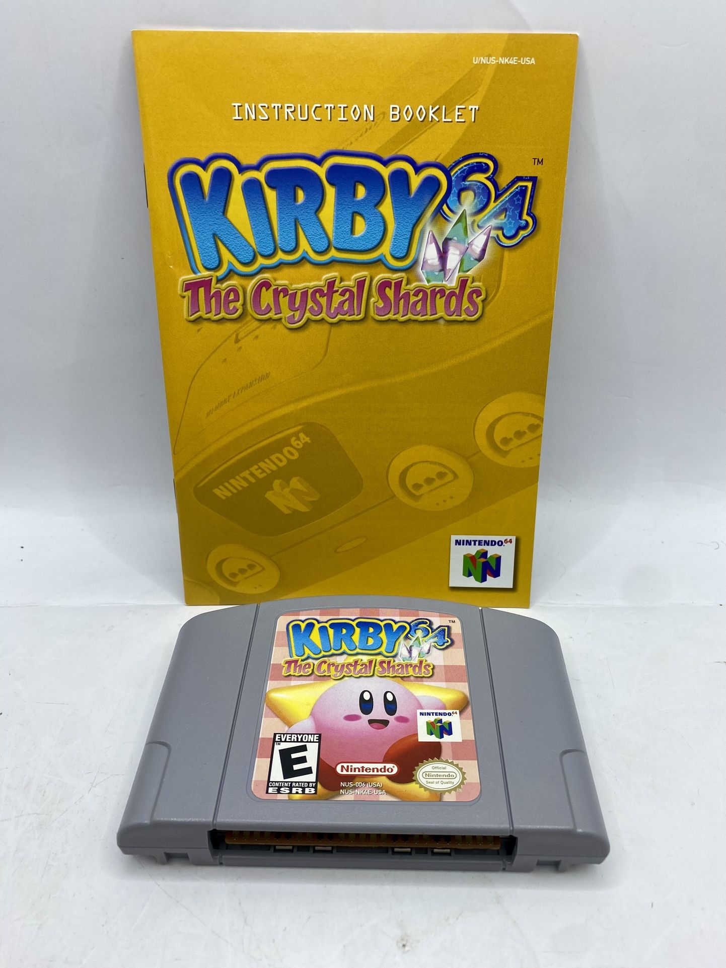 Kirby 64 Crystal Shards Nintendo 64 N64 Original Authentic Retro W Manual Book