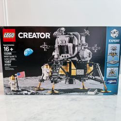 New Sealed 10266 LEGO Icons Creator NASA Apollo 11 Lunar Lander Retired Space Building Toy Set Authentic Rare
