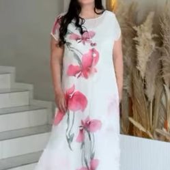 NEW white Long Dress
