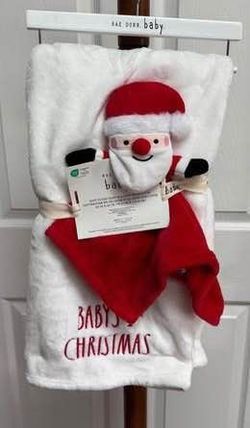 New Rae Dunn Christmas baby blanket set BABY’S FIRST CHRISTMAS just $10