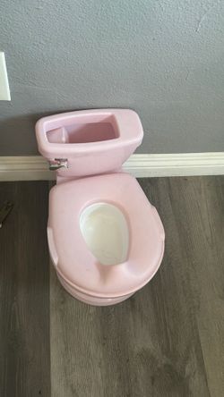 Toddler pink potty