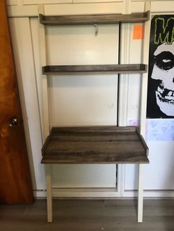 Stand up wall desk