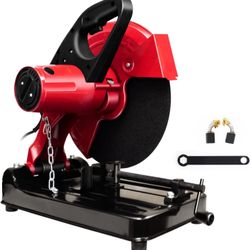 Toolman 14" Chop Saw, 15 Amp, 1 Cutoff Disc for metal, 2 Carbon Brushes $80