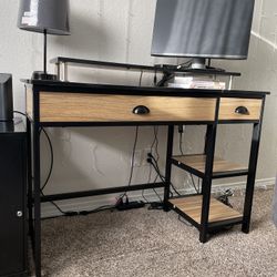 (LARGE & HEAVY)  STUDY DESK