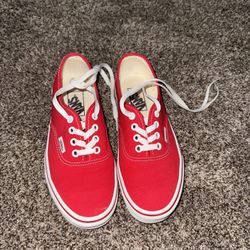 Red Vans 