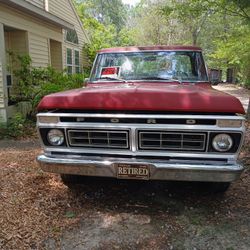 F100 Long Bed Pickup Truck 