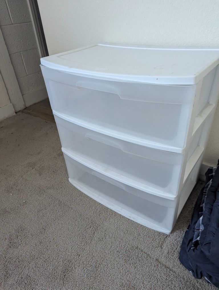 3 Drawer Sterilite Plastic Storage 