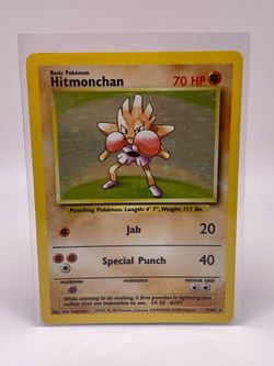 Original 1999 holographic Hitmonchan (2 of 2)