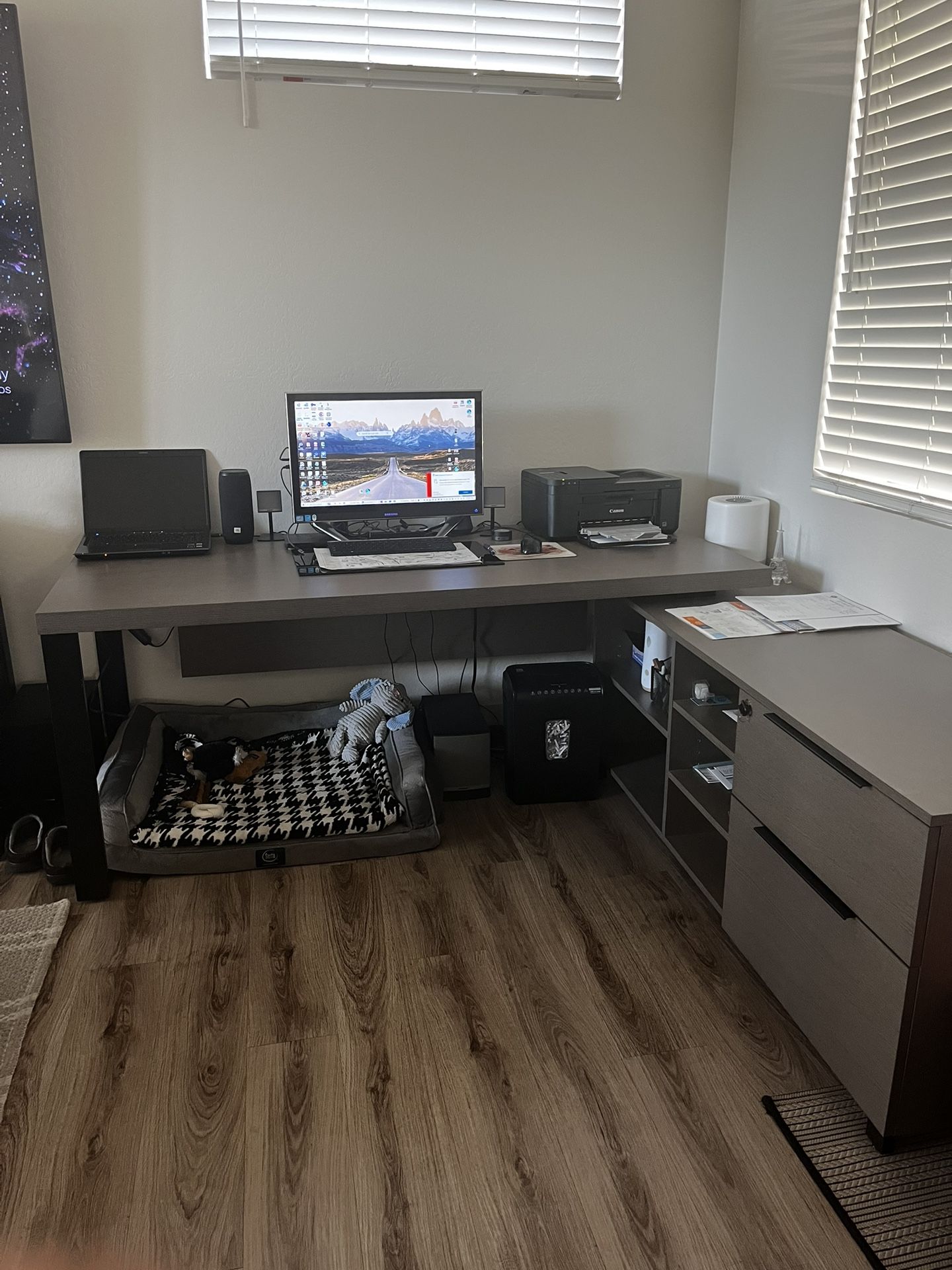 Computer Desk, And Chair Included *moving